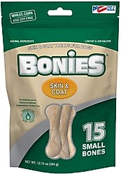 BONIES Skin & Coat Formula Small Dog Treats, 15 count