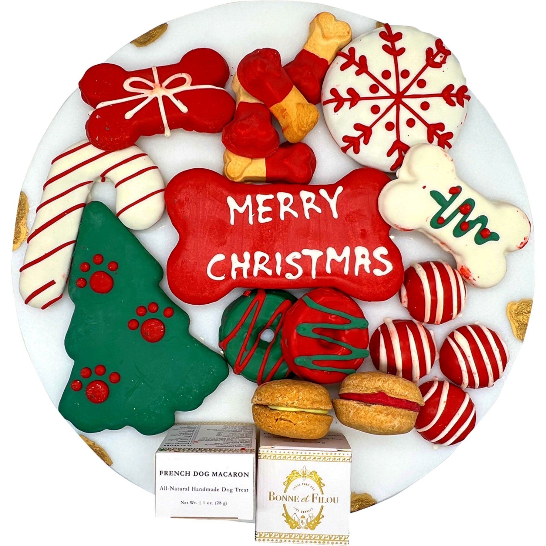 Bonne et Filou Christmas Gift Box Dog Treats