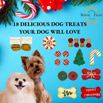 Show full view: Bonne et Filou Christmas Gift Box Dog Treats slide 6 of 10