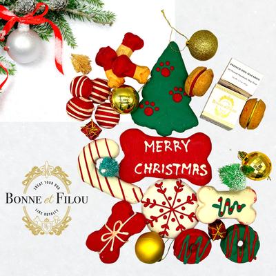 Show full view: Bonne et Filou Christmas Gift Box Dog Treats slide 7 of 10