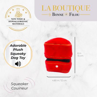 Show full view: Bonne et Filou Diamond Ring Dog Plush Toy slide 6 of 8