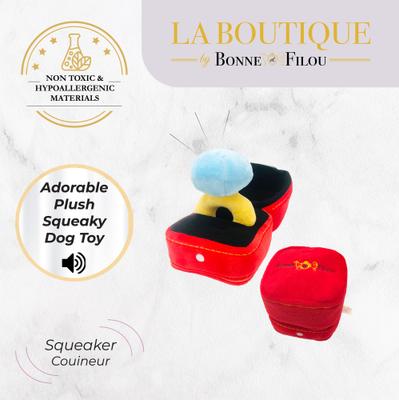 Show full view: Bonne et Filou Diamond Ring Dog Plush Toy slide 7 of 8