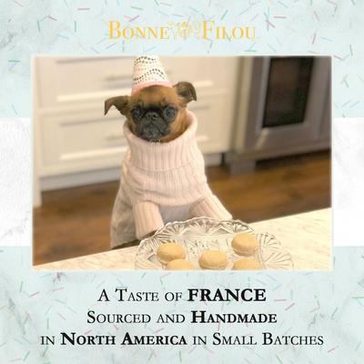 Show full view: Bonne et Filou Handmade Birthday Cake Human-Grade Macaron Dog Treats, 3 count slide 7 of 10