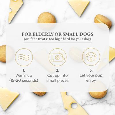 Show full view: Bonne et Filou Handmade Cheese Human-Grade Macaron Dog Treats, 40 count slide 5 of 9