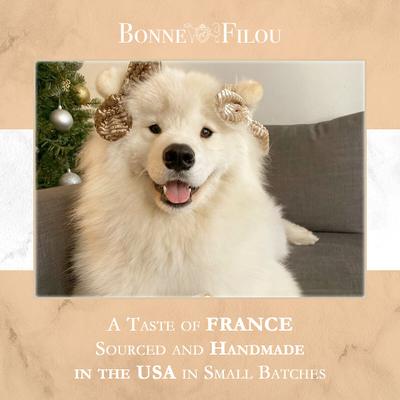 Show full view: Bonne et Filou Handmade Peanut Butter Human-Grade Macaron Dog Treats, 6 count slide 8 of 11