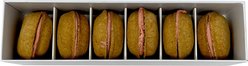 Bonne et Filou Handmade Salted Caramel Human-Grade Macaron Dog Treats, 6 count slide 2 of 9