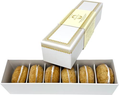 Show full view: Bonne et Filou Handmade Vanilla Human-Grade Macaron Dog Treats, 6 count slide 3 of 11