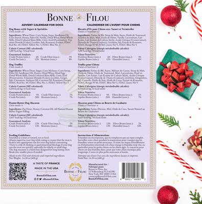 Show full view: Bonne et Filou Holiday Advent Calendar Dog Treats slide 5 of 11