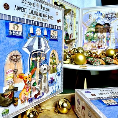 Show full view: Bonne et Filou Holiday Advent Calendar Dog Treats slide 8 of 11