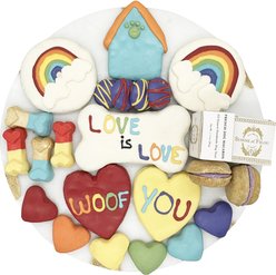 Bonne et Filou Human-Grade Pride Themed Dog Treats Gift Box, 22 count