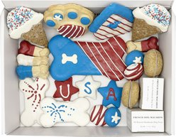 Bonne et Filou Human-Grade Red, White, & Blue Dog Treats Gift Box, 21 count slide 2 of 8