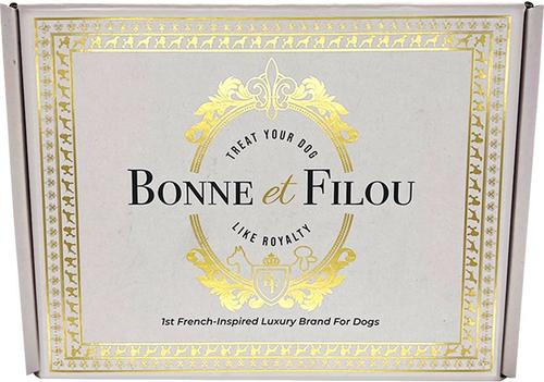 Show full view: Bonne et Filou Human-Grade Red, White, & Blue Dog Treats Gift Box, 21 count slide 8 of 9