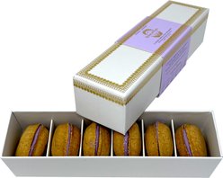 Bonne et Filou Lavender All-Natural Handmade Macaron Dog Treats, 6 count slide 2 of 9