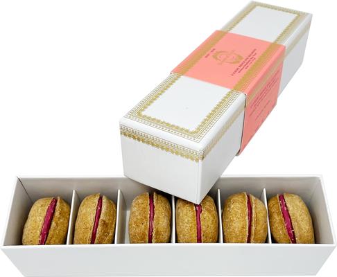 Show full view: Bonne et Filou Luxury French Macarons Rose Flavor Dog Treats, 6 count slide 3 of 10