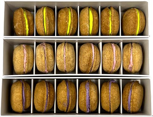 Show full view: Bonne et Filou Luxury French Macarons Strawberry, Lavender & Mint Variety Pack Dog Treats, 18 count slide 5 of 11