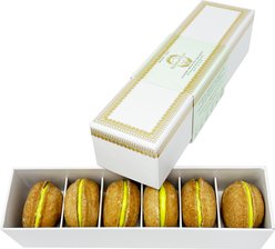 Bonne et Filou Mint All-Natural Handmade Macaron Dog Treats, 6 count slide 2 of 9