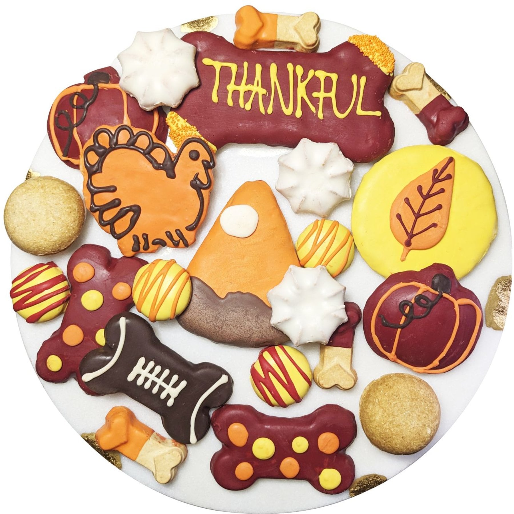 Bonne et Filou Thankful Themed Dog Treats Gift Box