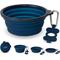 Show in main carousel: Bonza Collapsible Silicone Dog Bowl, Blue, Medium, 1 count slide 1 of 10
