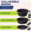 Show in main carousel: Bonza Collapsible Silicone Dog Bowl, Blue, Medium, 1 count slide 6 of 10