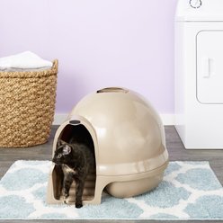 Booda Dome Cleanstep Litter Box, Titanium