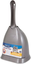 Booda Scoop'n Hide Cat Litter Scoop, Brushed Nickel