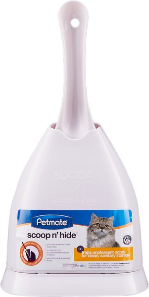 Show full view: Booda Scoop'n Hide Cat Litter Scoop, Pearl slide 1 of 5
