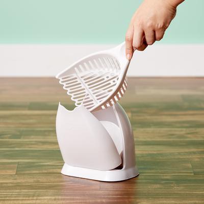 Show full view: Booda Scoop'n Hide Cat Litter Scoop, Pearl slide 3 of 5