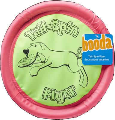 Show full view: Booda Soft Bite Tail Spin Flyer Flying Disc Dog Toy, Color Varies, Large slide 1 of 8