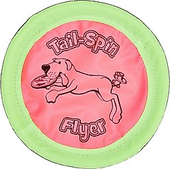 Booda Soft Bite Tail Spin Flyer Flying Disc Dog Toy, Color Varies, Medium