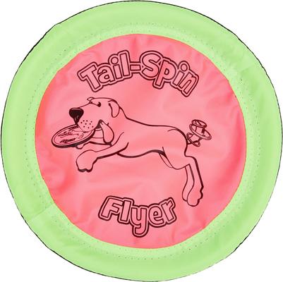 Show full view: Booda Soft Bite Tail Spin Flyer Flying Disc Dog Toy, Color Varies, Medium slide 1 of 7