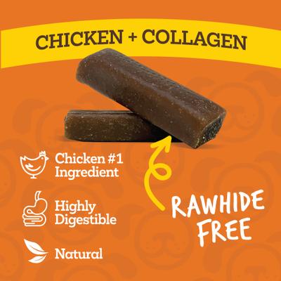 Show full view: Boone Collawags Bitty Bones Chicken Hard Chews Dog Treat, 10-oz bag slide 4 of 9