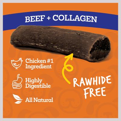 Show full view: Boone Collawags Large Bones Beef Flavor Dog Treats, 10-oz bag slide 7 of 9