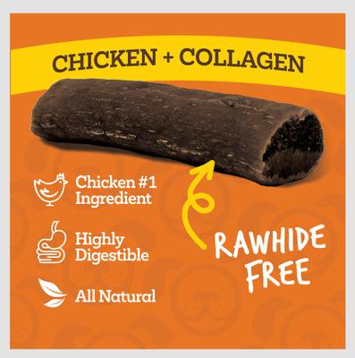 Show full view: Boone Collawags Large Bones Chicken Flavor Dog Treats, 10-oz bag slide 7 of 9