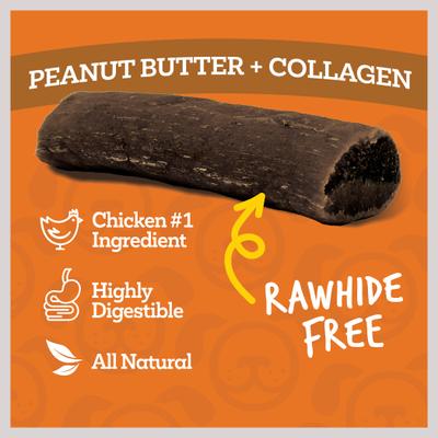 Show full view: Boone Collawags Large Bones Peanut Butter Flavor Dog Treats, 10-oz bag slide 7 of 9