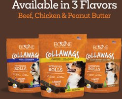 Boone Collawags Retriever Rolls Beef Flavor Hard Chews Dog Treat, 6-oz bag slide 2 of 9