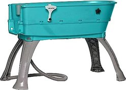 Booster Bath Elevated Dog Bathing & Grooming Center, Large, Teal