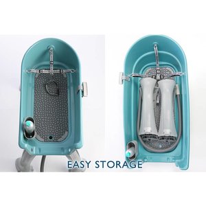 Booster Bath Elevated Dog Bathing & Grooming Center, Large, Teal