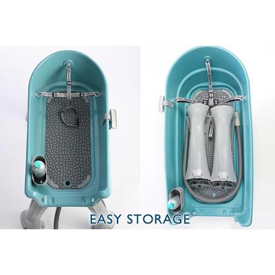 Show full view: Booster Bath Elevated Dog Bathing & Grooming Center, Medium, Teal slide 4 of 10