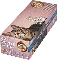 BOS Best Odor-Sealing Cat Litter Bags, Unscented, Large, 3 count slide 2 of 9