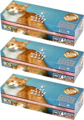 BOS Best Odor-Sealing Cat Litter Bags, Unscented, Medium, 3 count