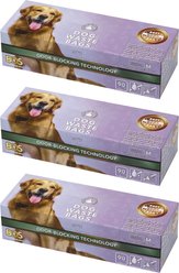 BOS Best Odor-Sealing Dog Poop Bags, Unscented, Medium, 3 count