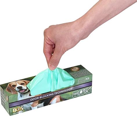 Show full view: BOS Best Odor-Sealing Dog Poop Bags, Unscented, X-Small, 2 count slide 5 of 10