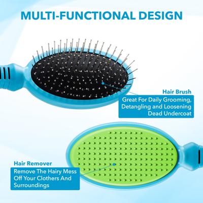 Show full view: Boshel 2-in-1 Dog Brush & Hair Remover slide 3 of 10