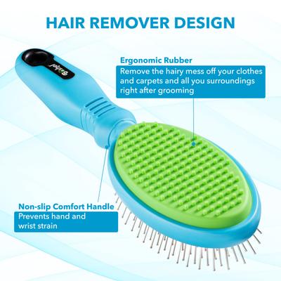 Show full view: Boshel 2-in-1 Dog Brush & Hair Remover slide 5 of 10