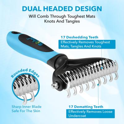 Show full view: Boshel Dematting Dog Comb, Deep Blue slide 3 of 9