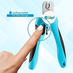 Boshel Dog Nail Clipper, Deep Blue, Large