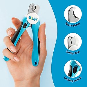 Boshel Dog Nail Clipper, Deep Blue, Large