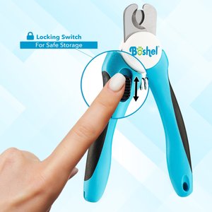 Boshel Dog Nail Clippers, Deep Blue, Small