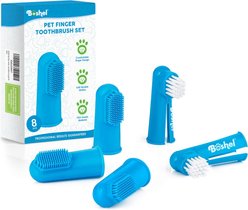 Boshel Silicone Finger Dog & Cat Toothbrush Set