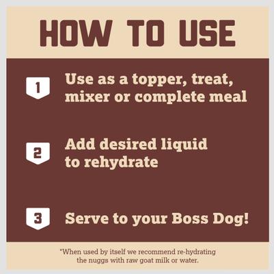 Show full view: Boss Dog Beef Flavor Freeze-Dried Dog Food, 12-oz pouch slide 7 of 8